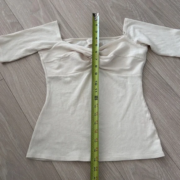 Sezane Caro Top in Cream Size S - Picture 8 of 11